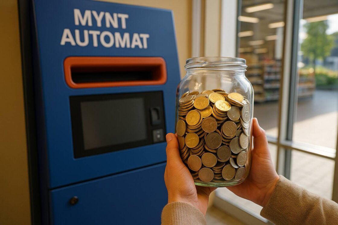 Hitta de bästa alternativen för myntväxling i Sverige 2025. Jämför avgifter hos banker, matvarubutiker och specialiserade tjänster för optimal mynthantering.